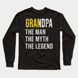Grand Father Vatican Grandpa The Man The Myth The Legend - Gift for Vatican Dad With Roots From  Vatican City Long Sleeve T-Shirt